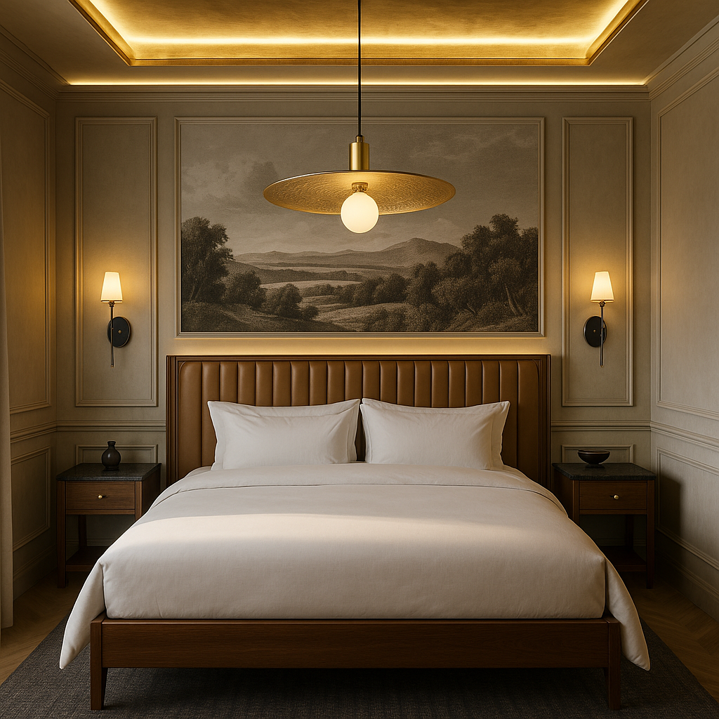Brass Thali Pendant light