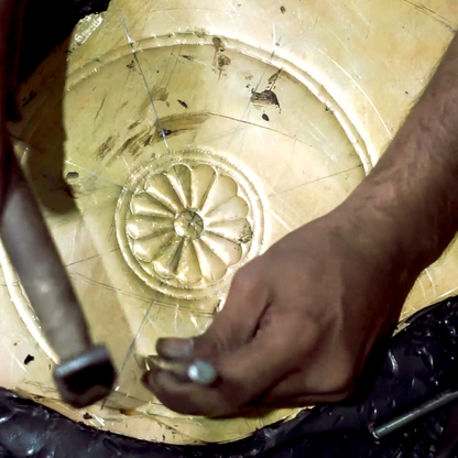 Brass Thali Pendant light