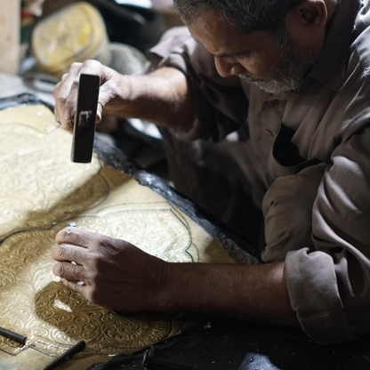 Brass Thali Wall Light